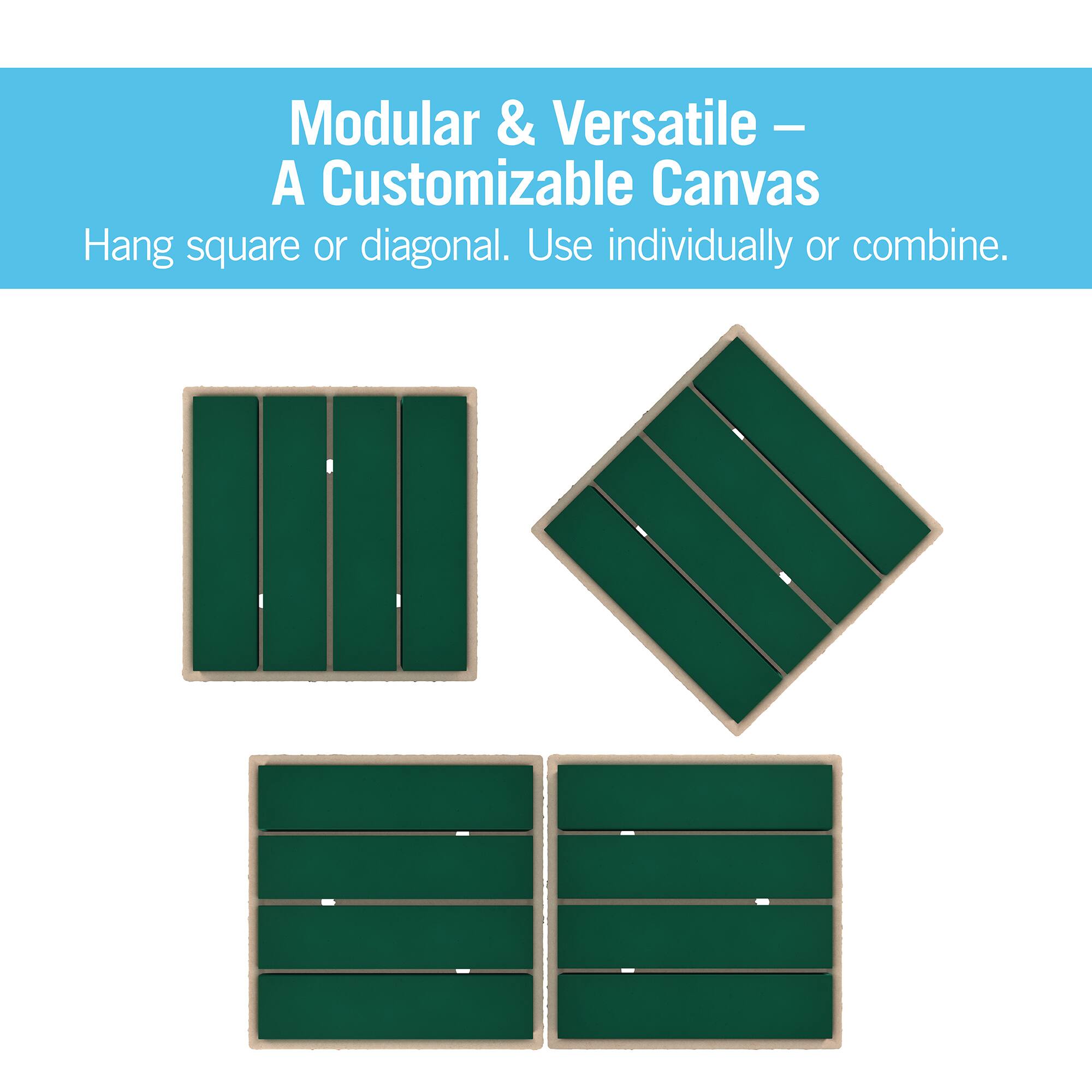 FloraCraft® 11.25" Green Artesia WetFōM® Paper-Mache Tile Form